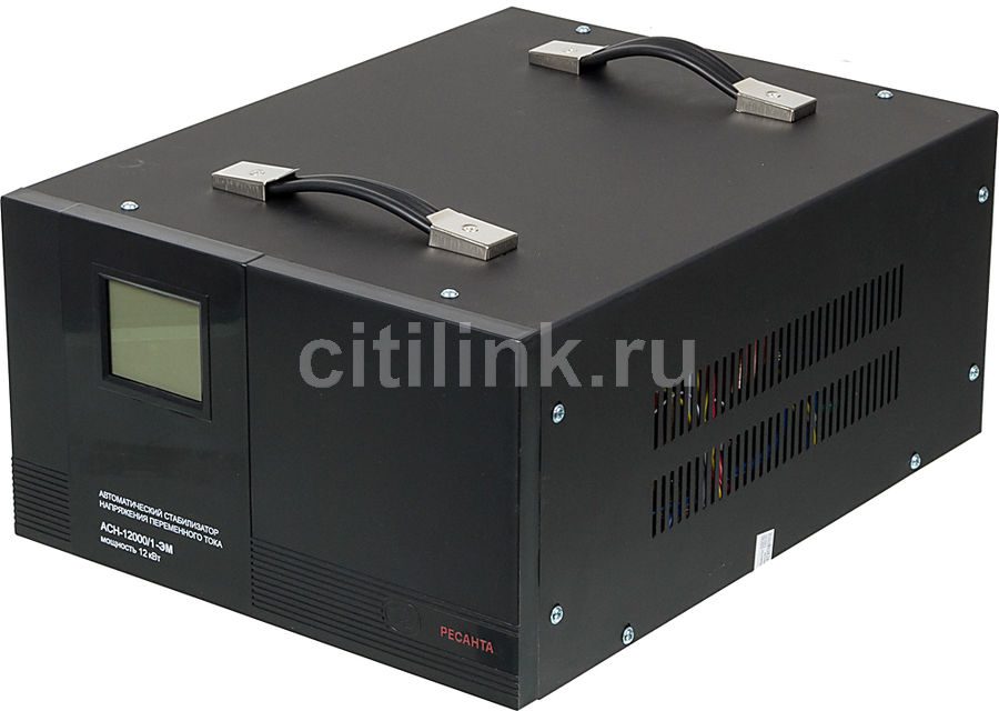 Услуги на стабилизатор напряжения Ресанта АСН-12000/1-ЭМ, серый ...