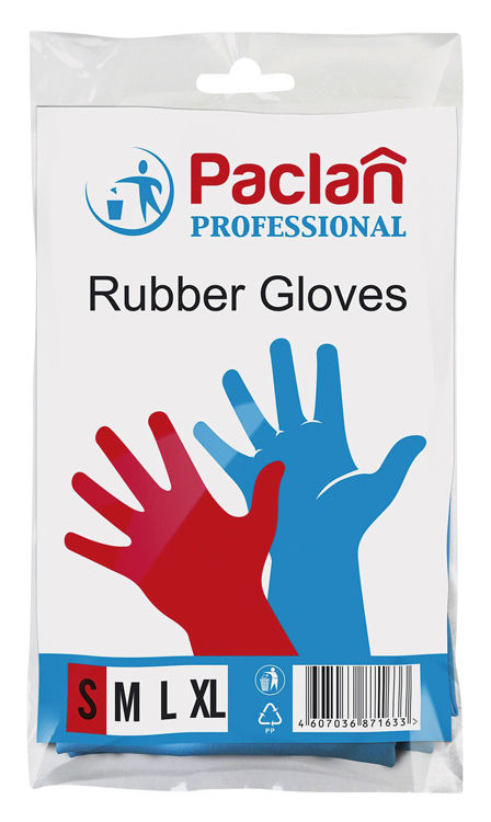 Перчатки хлопок PACLAN Professional, многоразовые, размер: S, латекс, 1 ...