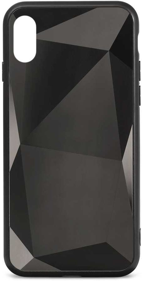 Чехол (клип-кейс) GRESSO Даймонд, для Apple iPhone X/XS, черный ...