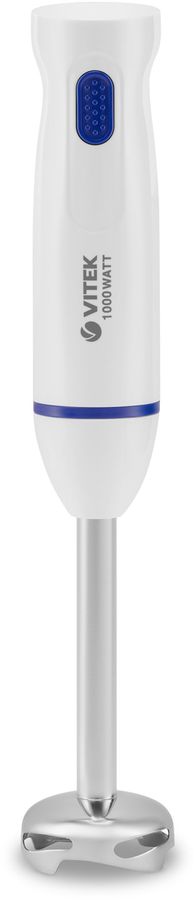 Блендер VITEK VT-8502, погружной, белый/синий