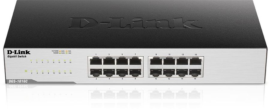 Коммутатор D-LINK DGS-1016C/B1A