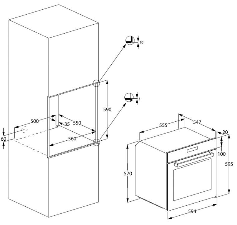 Электрический духовой шкаф beko bie22302xd