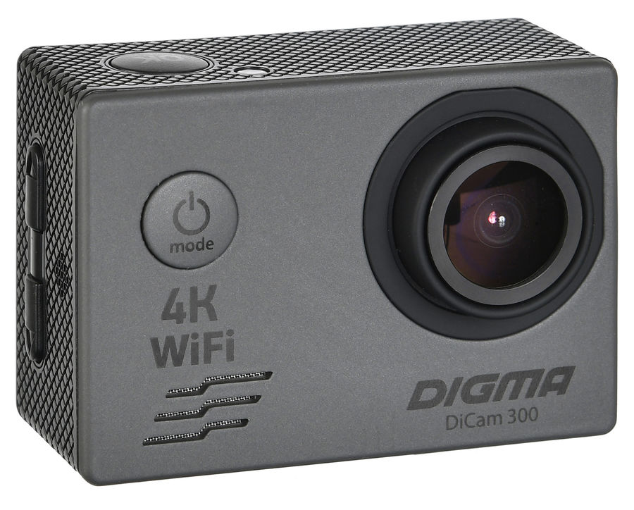 Экшн-камера Digma DiCam 300, серый - купить в Ситилинк | 1143221