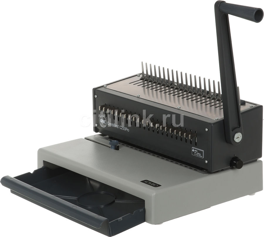 Характеристики Переплетчик GBC CombBind C250 Pro, A4, от 9 до 51 мм [ib271403] (1146018