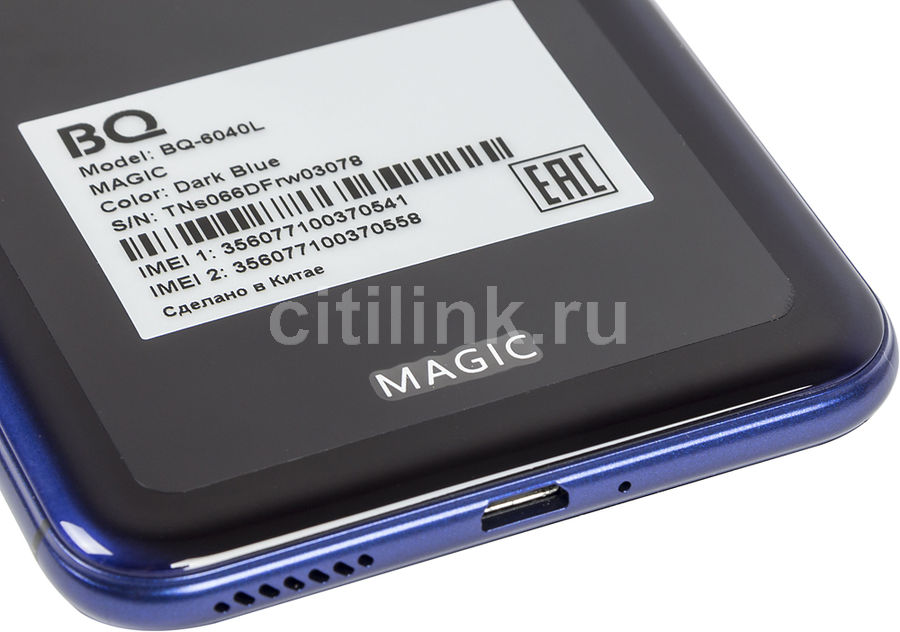 Смартфон bq 6040l magic обзор