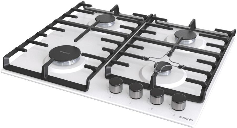 Газовая варочная панель Gorenje Simplicity G641SYW, независимая, белый ...