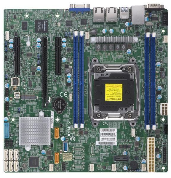 Характеристики Серверная материнская плата Supermicro MBD-X11SRM-F-B ...