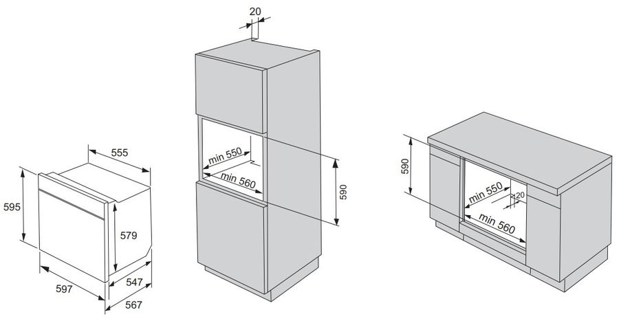 Духовой шкаф gorenje bo735e20x