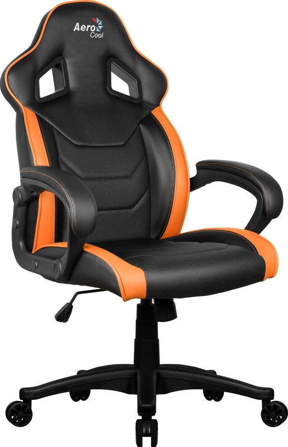 Кресло игровое Aerocool AC60C AIR-BO, черно-оранжевый - купить в ...