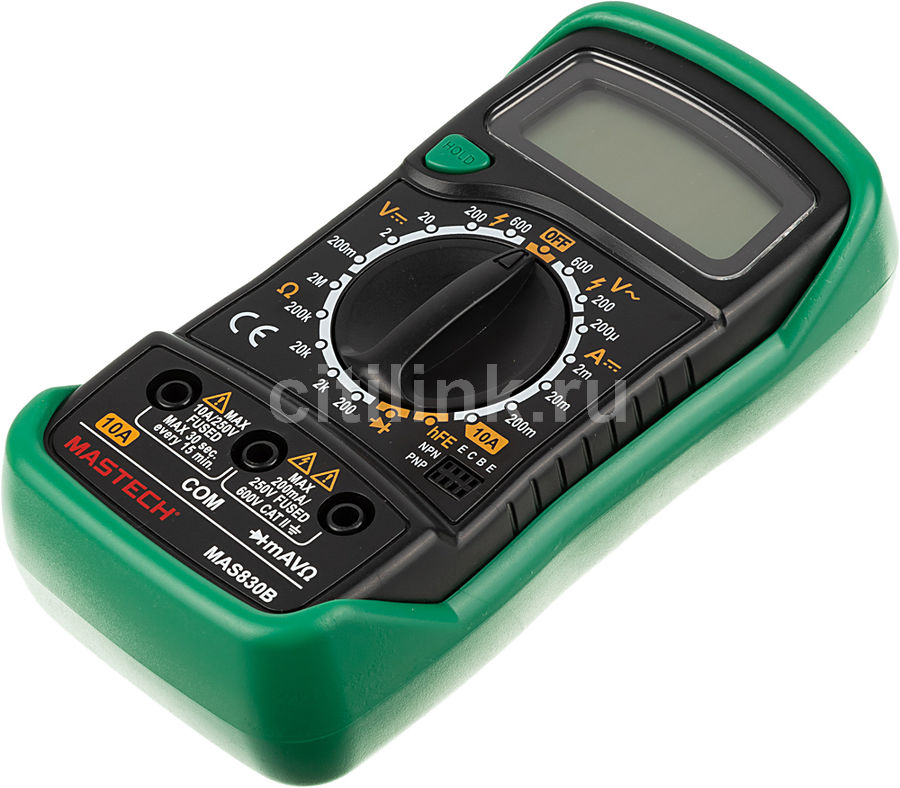 Мультиметр MASTECH MAS830B [13-2010] – купить в Ситилинк | 1159219