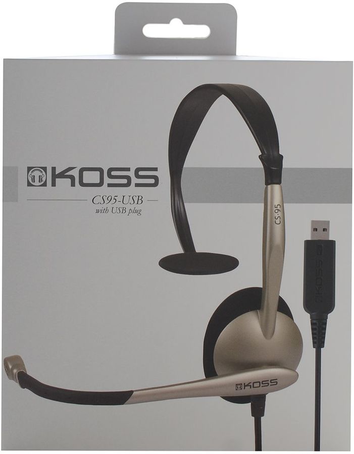 Компьютерная гарнитура koss cs100 usb обзор