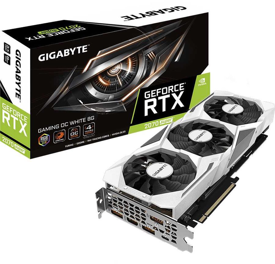 Видеокарта GIGABYTE NVIDIA GeForce RTX 2070SUPER, GV-N207SGAMINGOC ...