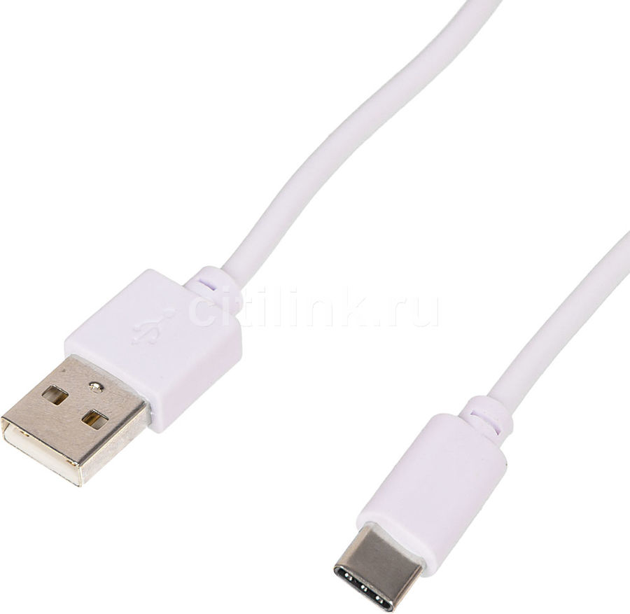 Характеристики товара кабель USB Type-C (m) - USB (m), 1.8м, белый ...