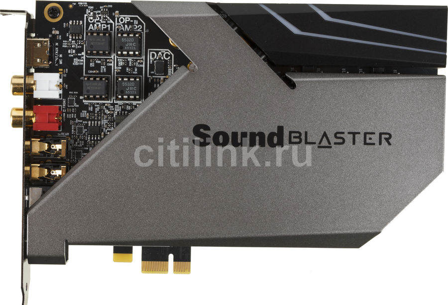 Звуковая карта pci e creative sound blaster ae 9