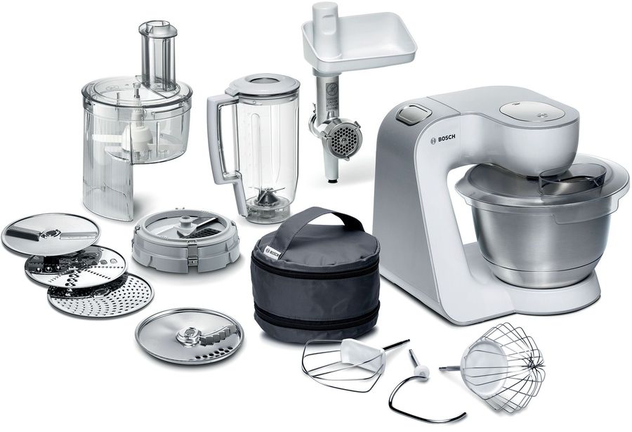 Кухонный комбайн BOSCH MUM58252RU, белый/серебристый