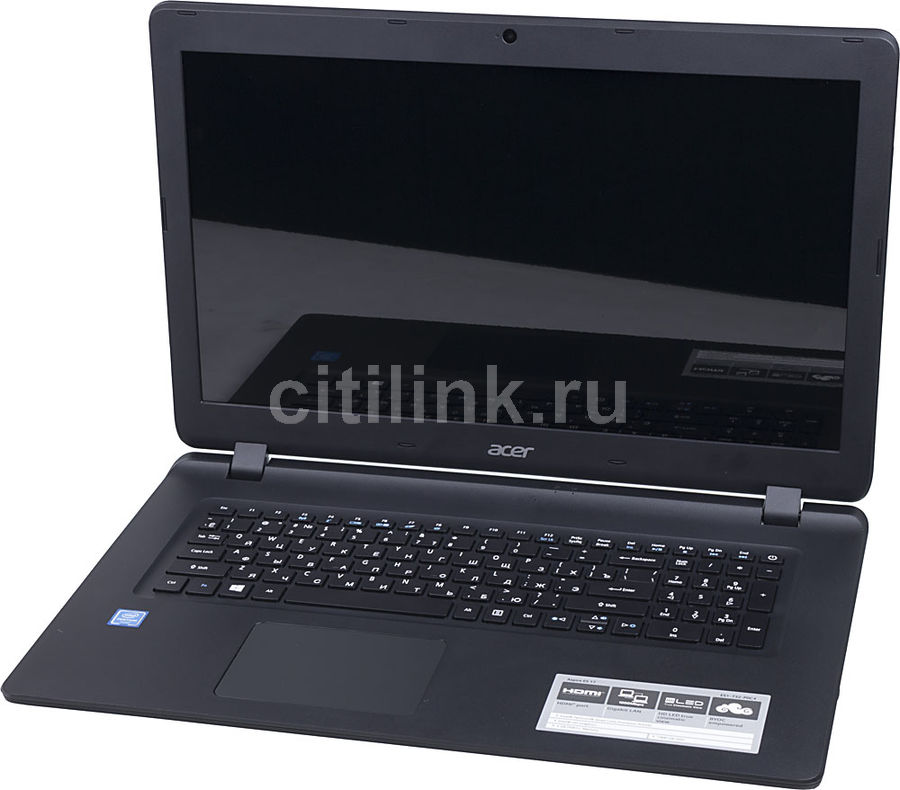 Купить Ноутбук ACER Aspire ES1-732-P0C4, NX.GH4ER.02B, черный в интернет-магазине СИТИЛИНК, цена на Ноутбук ACER Aspire ES1-732-P0C4, NX.GH4ER.02B, черный (1170083) - Новороссийск