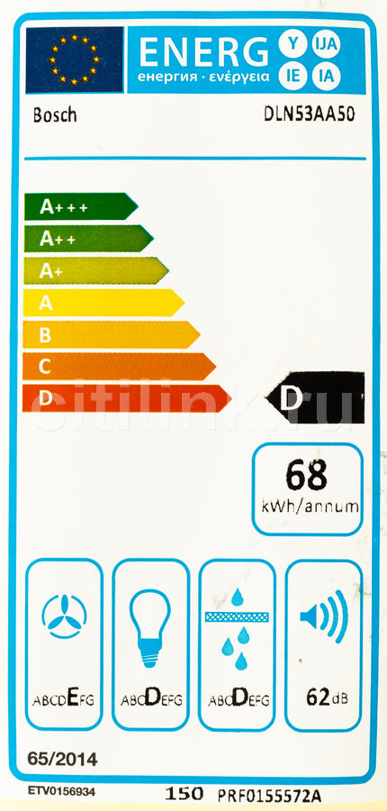 Вытяжка для кухни встраиваемая bosch dln53aa50