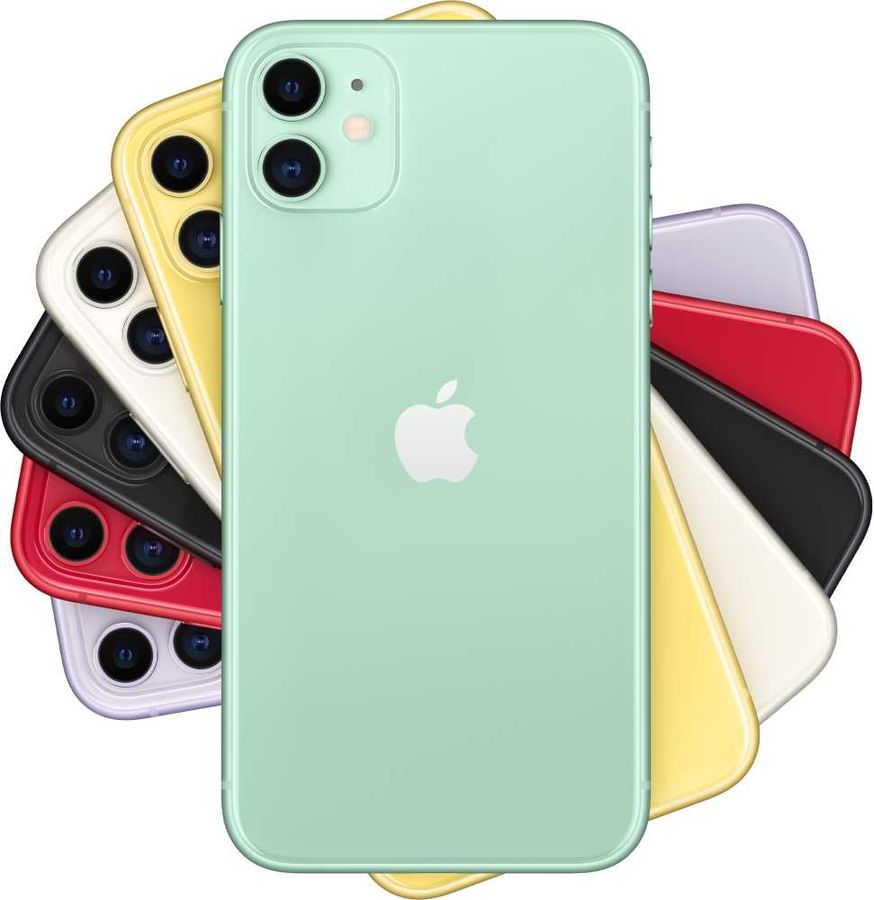 Характеристики Смартфон Apple iPhone 11 128Gb, MWM62RU/A, зеленый (1178818)  смотреть в СИТИЛИНК - Москва