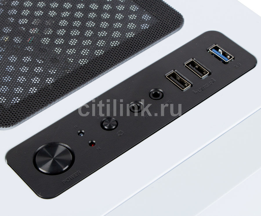 Корпус ATX Formula CL-3301W TG, белый - купить в Ситилинк | 1179207