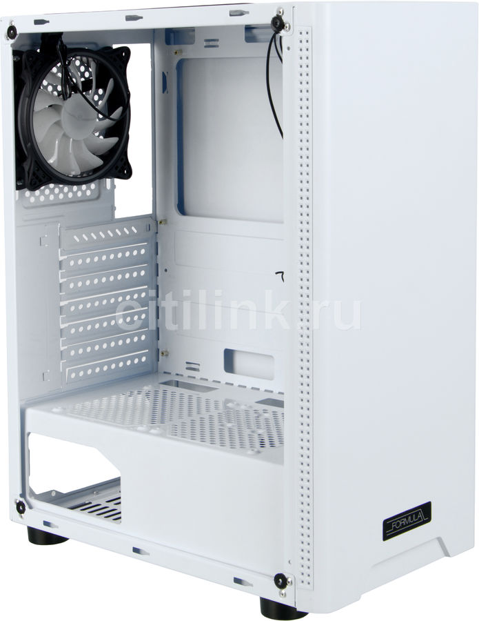 Корпус ATX Formula CL-3301W TG, белый - купить в Ситилинк | 1179207