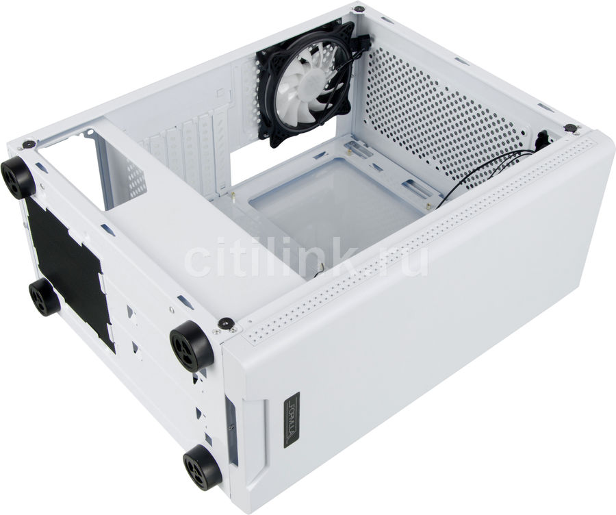 Корпус ATX Formula CL-3301W TG, белый - купить в Ситилинк | 1179207
