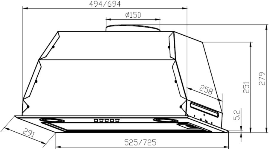 Lex gs bloc p 600 white схема встраивания