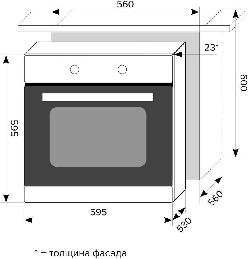 Встраиваемый электрический духовой шкаф lex edp 6092 iv light