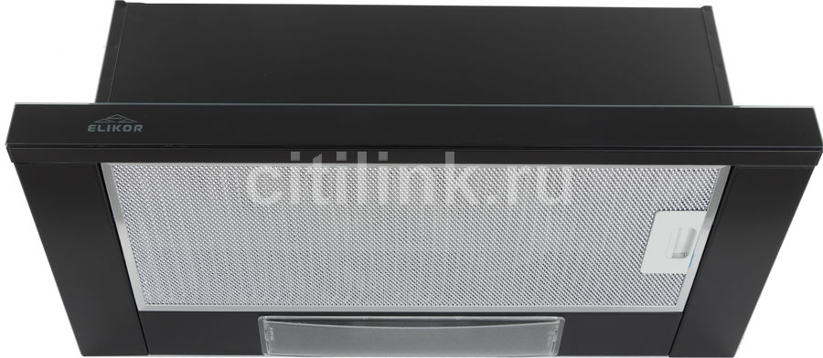 Вытяжка встраиваемая в шкаф 60 см elikor интегра glass 60 inox dark glass