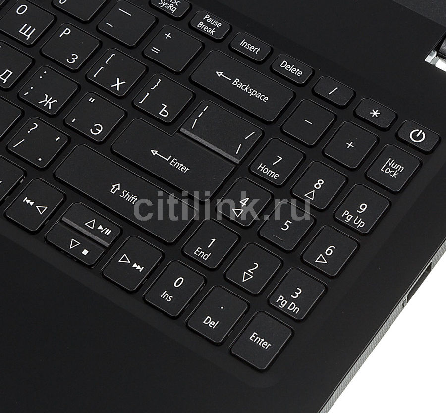 acer laptop with number pad