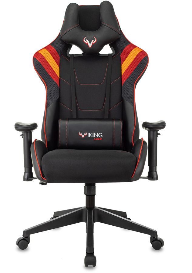 Кресло игровое бюрократ viking 4 aero red