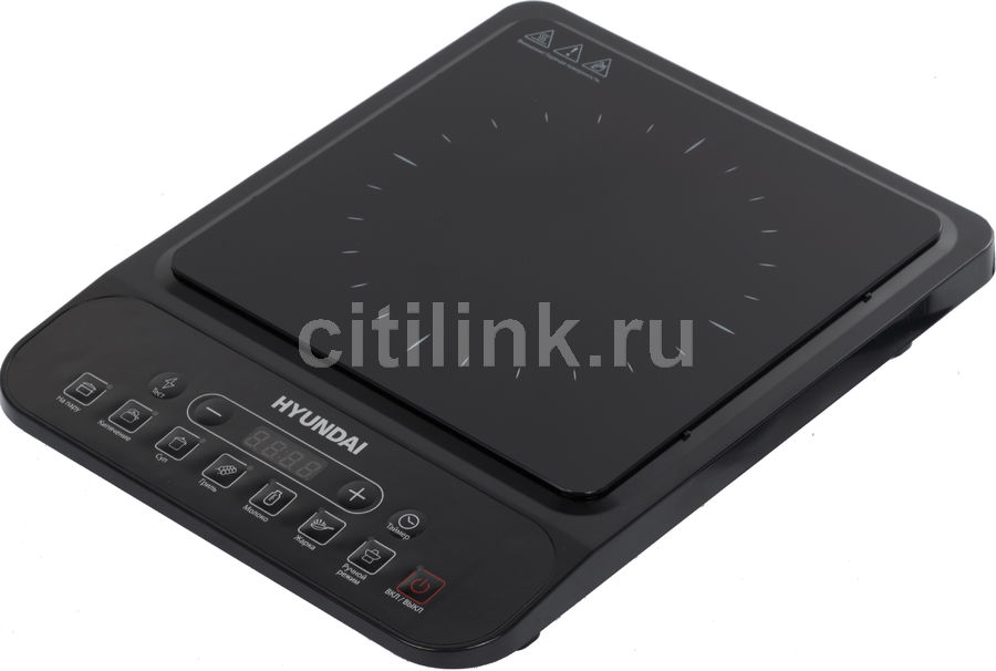 Плита Индукционная Hyundai HYC-0101 черный стеклокерамика (настольная ...