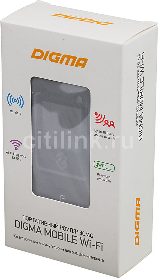 Модем 3g 4g mobile wi fi digma dmw1969 обзор