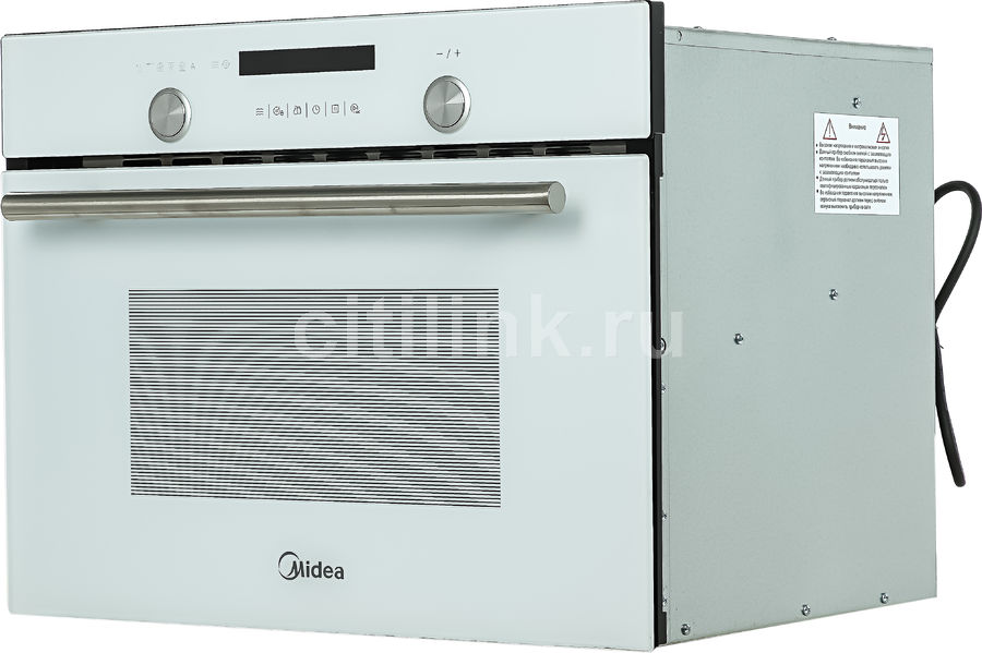 Компактный духовой шкаф с свч midea tf944eg9 wh