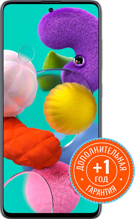 Характеристики Смартфон Samsung Galaxy A51 128Gb, SM-A515F, черный ...