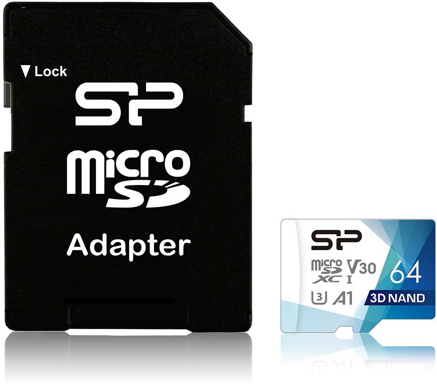 Купить Карта памяти microSDXC UHS-I U3 SILICON POWER Superior Pro Colorful 64 ГБ в интернет-магазине СИТИЛИНК, цена на Карта памяти microSDXC UHS-I U3 SILICON POWER Superior Pro Colorful 64 ГБ (1210217) - Волгоград