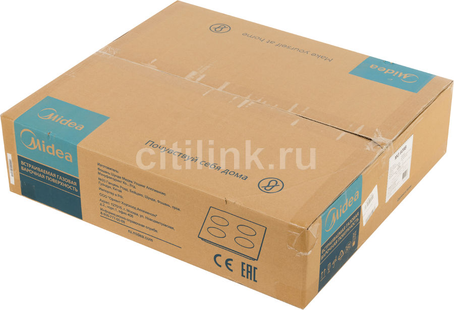 Варочная панель Midea MG606B, черный - купить в Ситилинк | 1362154