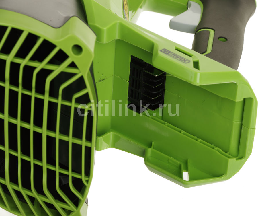 Воздуходувка GREENWORKS G40ABK4, зеленый - купить в Ситилинк | 1363816