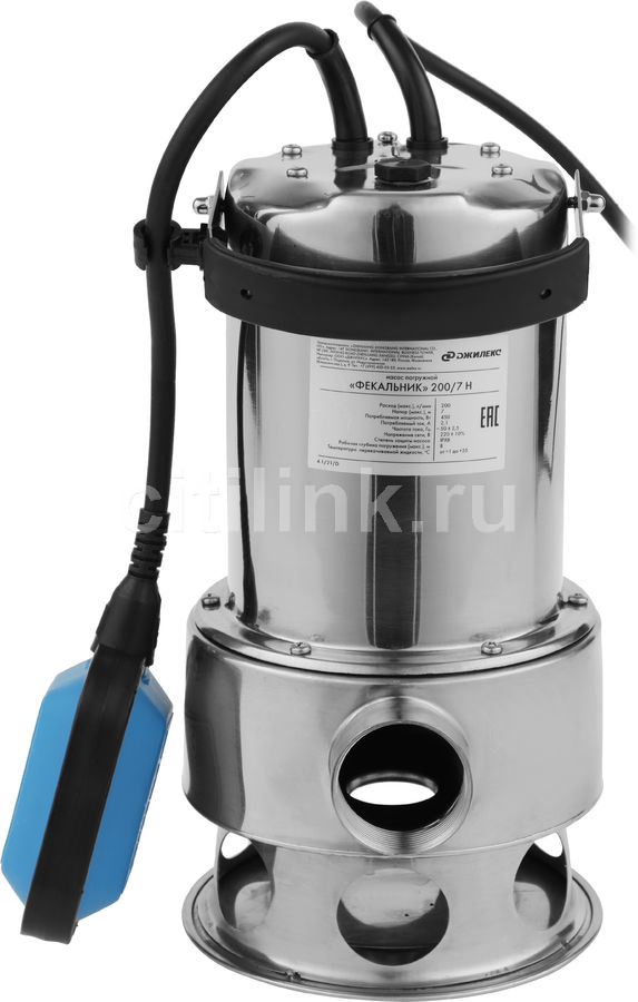Обзор товара садовый насос ДЖИЛЕКС Фекальник 200/7Н (1365182) в ...