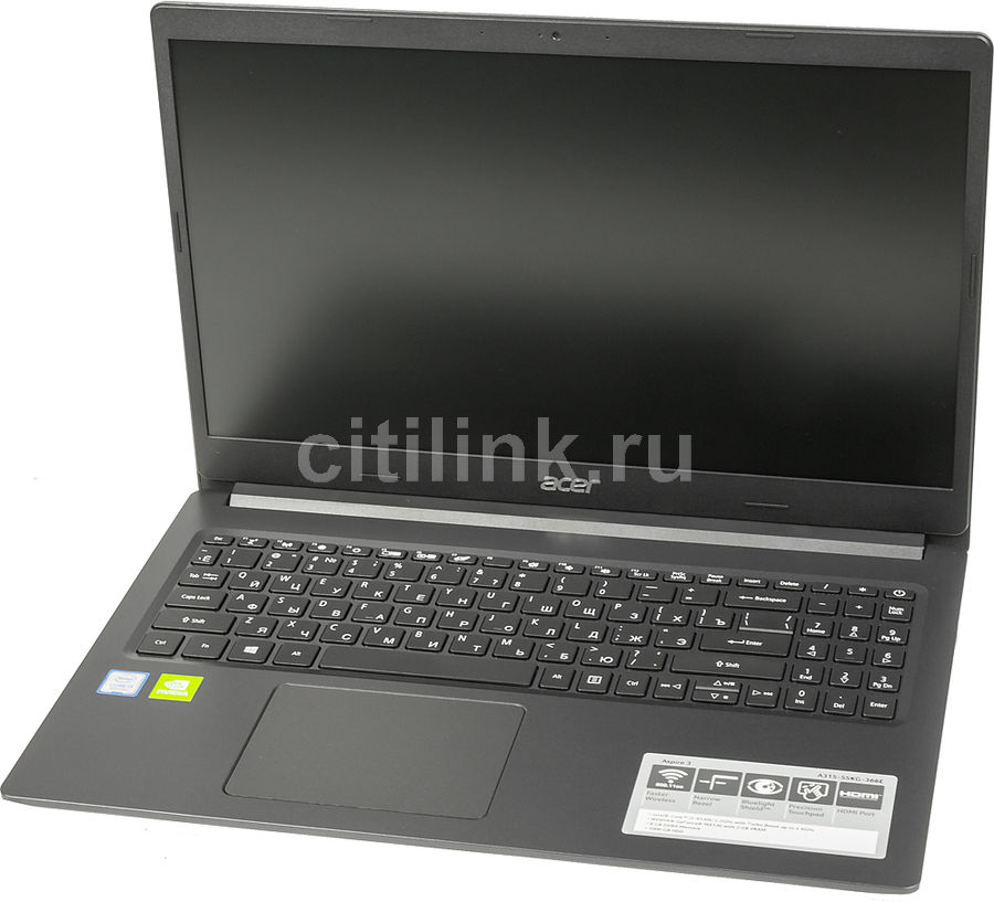 Ноутбук Acer Aspire 3 A315-55KG-366E, 15.6", Intel Core i3 8130U, 2 ...