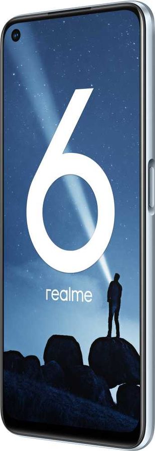 Смартфон REALME 6 4/128Gb, RMX2001, белый - купить в Ситилинк | 1372945