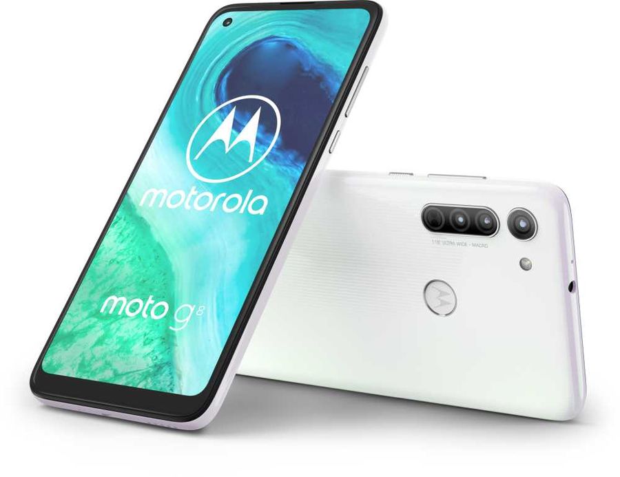  Смартфон MOTOROLA G8 4/64Gb,  белый 