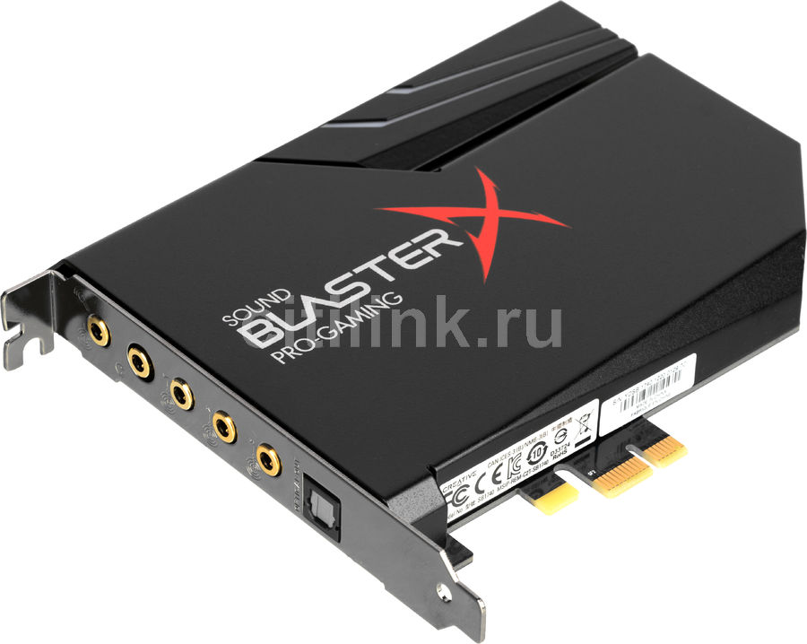 Звуковая карта pci e creative sound blaster ae 9