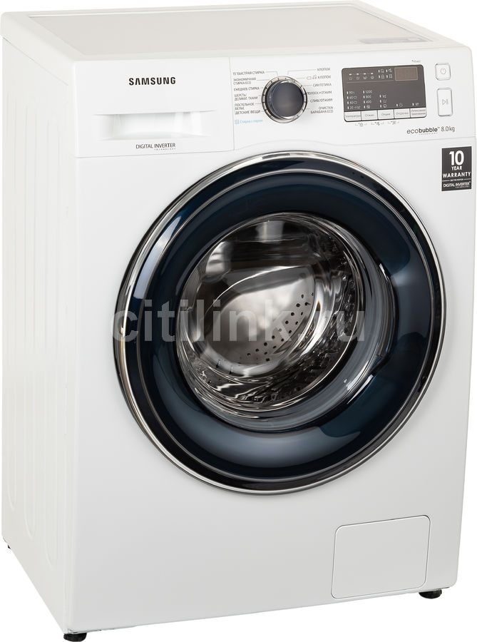 Характеристики Стиральная машина Samsung WW80R42LHFWDLP, фронтальная ...