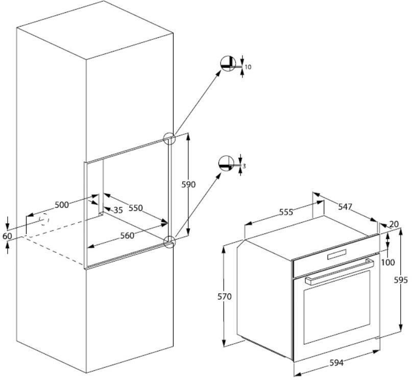 Духовой шкаф beko bie21302rbps