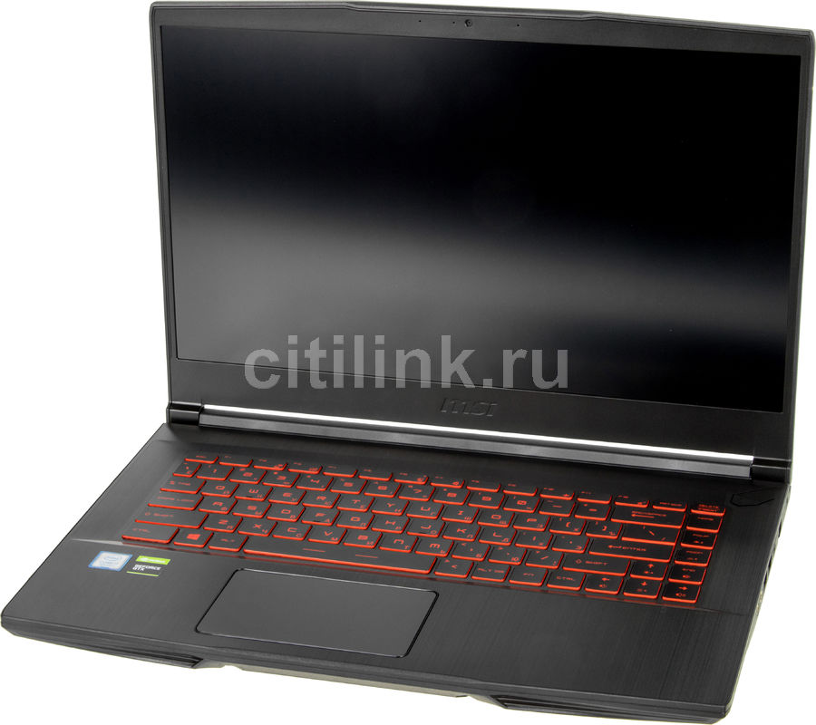 Ноутбук MSI GF63 Thin 9SCXR-611XRU, 9S7-16R412-611,  черный