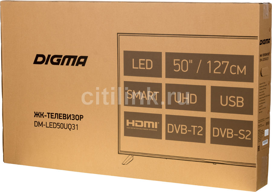 Телевизор digma dm led50uq31 50 ultra hd 4k обзор