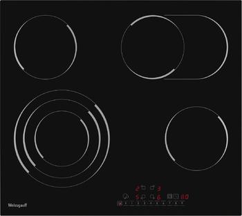 Варочная панель WEISSGAUFF HVF 643 BS,  электрическая,  черный