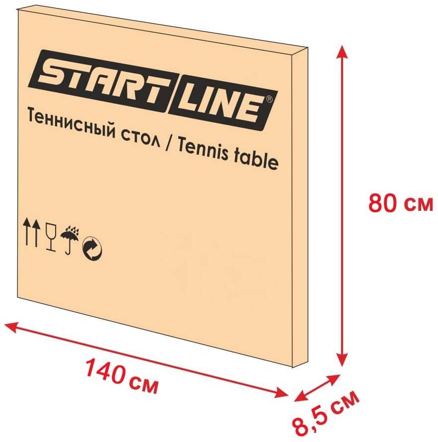 Стол теннисный start line junior с сеткой