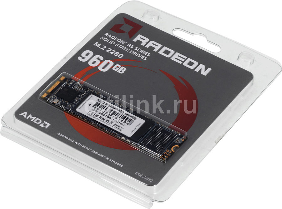 Ssd накопитель amd radeon r5m960g8 960гб обзор