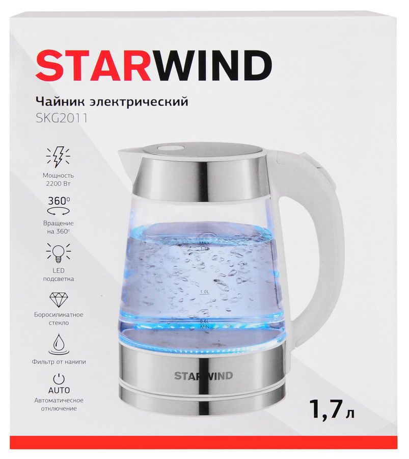 Чайник электрический Starwind SKG2090 - купить чайник электрический SKG2090 по выгодной цене в интернет-магазине Чайник электрический Starwind SKG2090 - купить чайник электрический SKG2090 по выгодной цене в интернет-магазине
